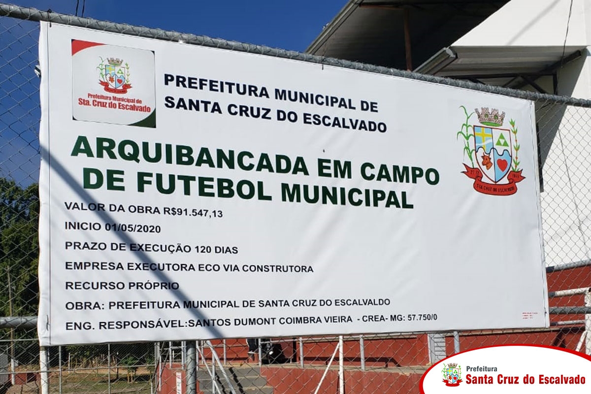 Mais Investimentos no Esporte Prefeitura Municipal de Santa Cruz